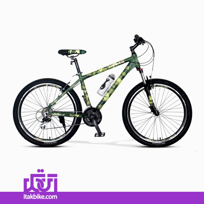دوچرخه کنندل کماندو سایز 26 رنگ سبز 21 دنده