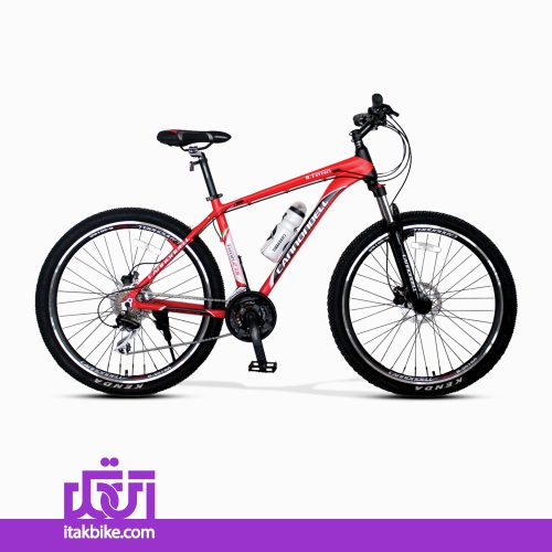 دوچرخه کنندل فراری سایز 27.5 رنگ قرمز 21 دنده