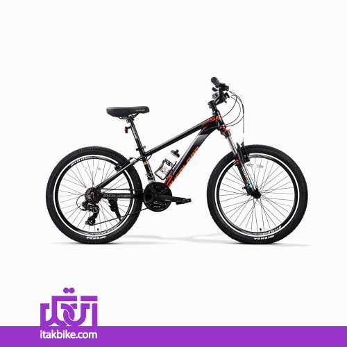دوچرخه اورلرد مرکوری سایز 24 رنگ مشکی ترمز ویبرک بدنه آلومینیوم 6061