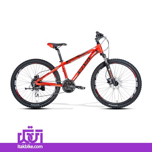 دوچرخه ویوا مدل مامبا سایز 26 رنگ قرمز 24 دنده