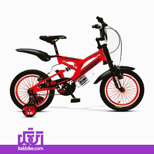دوچرخه کودک OLYMPIA سایز 16 رنگ قرمز مدل JAMMY