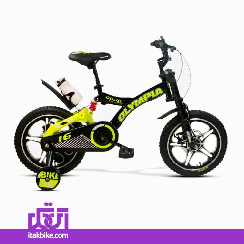 دوچرخه کودک المپیا سایز 16 رنگ مشکی مدل JOJO