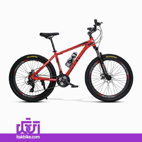 دوچرخه کوهستان المپیا سایز 26 رنگ قرمز