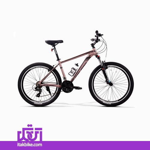 دوچرخه کوهستان اورلرد مرکوری سایز 26 رنگ صورتی ترمز ویبرک