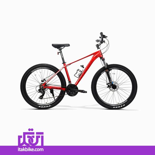 دوچرخه کوهستان اورلرد پانامرا سایز 27.5 رنگ قرمز ترمز دیسکی