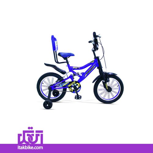 دوچرخه کودک پسرانه پرادو سایز 16 رنگ آبی